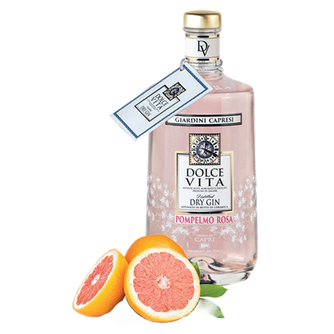 Dolce Vita Gin Dolce Vita Dry Pompelmo Rosa cl 70 - DOLCE VITA GIN DOLCE VITA DRY POMPELMO ROSA CL 70